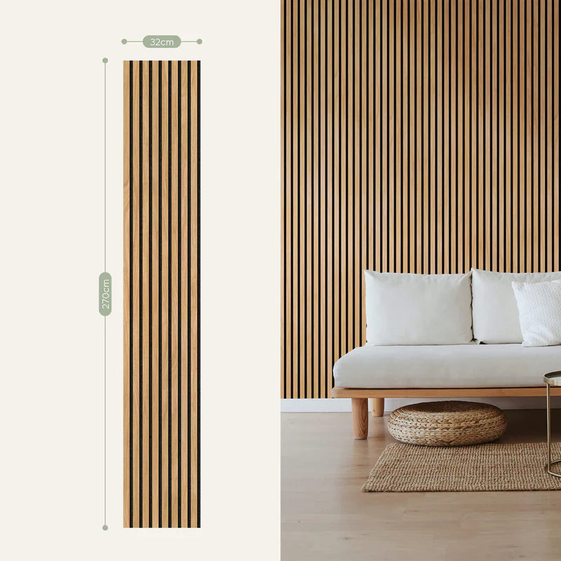Premium Acoustic Slatted Wall Panel